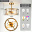 Plafonnier semi-encastré cylindrique en verre 2 lumières Kourtney-2123053935