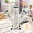 1500W 27 in. Portable Electric Space Heater with Humidification Box and 3 Heating Modes in White