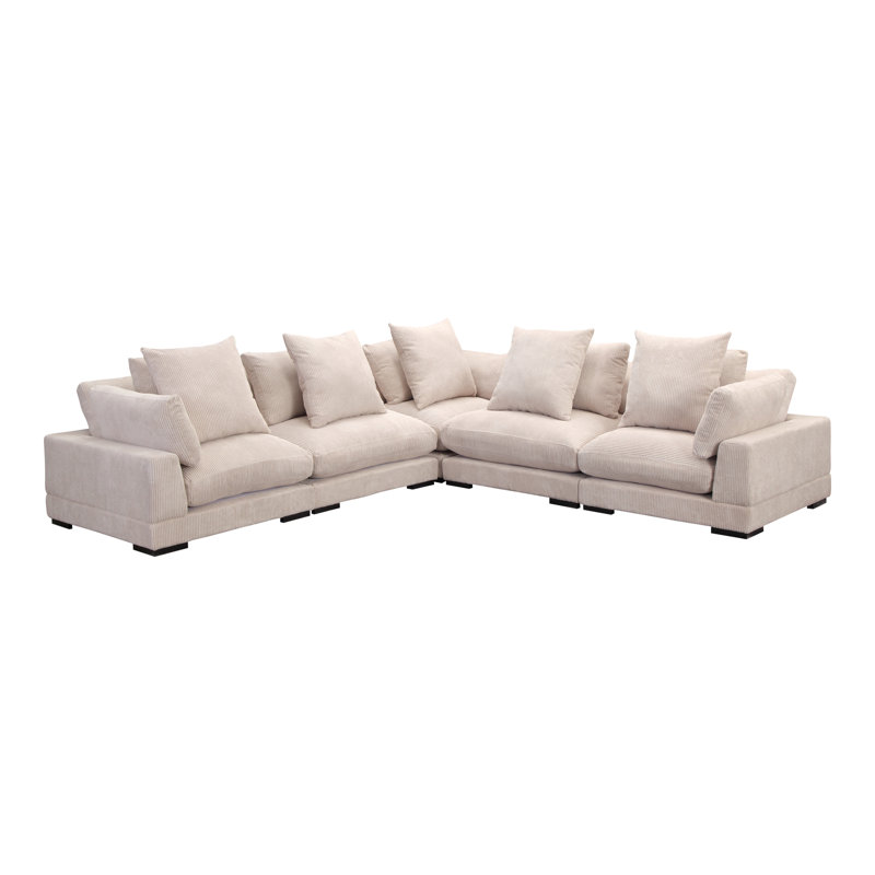 Tumble Modular Sectional, White