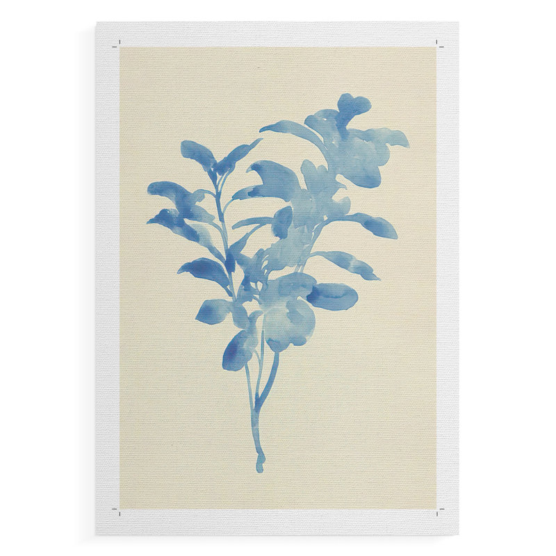 Verditer Fig II -Canvas Print Only - NOT FRAMED, 18" H x 12"W
