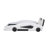 Twin Size Race Car-Shaped Platform Bed With Wheels-345662961