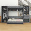 Lit escamotable Murphy avec placard, tiroirs et tablettes-978487517-978487516
