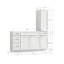 Meuble-lavabo simple 63 po Disar-111379338