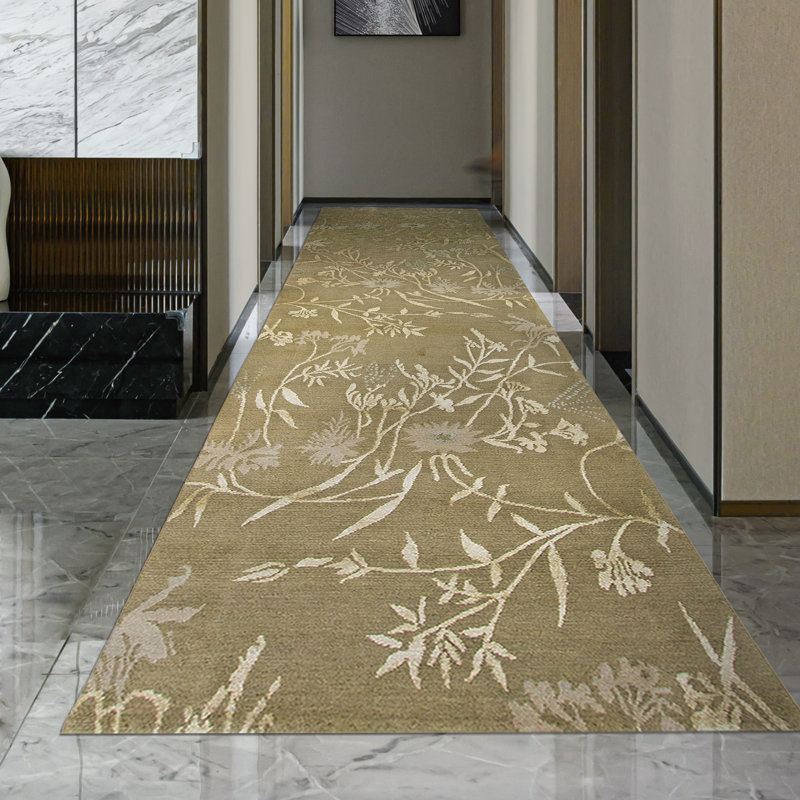 Floral Area Rug, Runner 2'6" x 12'