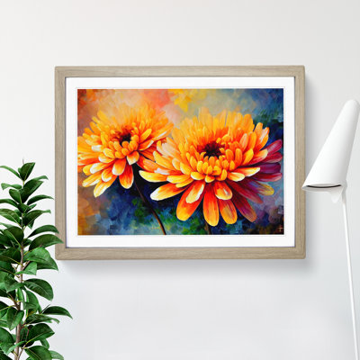 Chrysanthemum Flowers Vol.4 - Framed Print