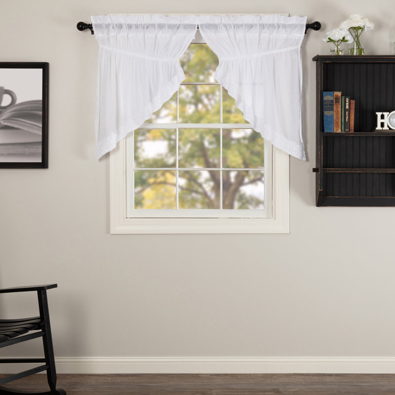 Andrade 100% Cotton Sheer Curtain Pair