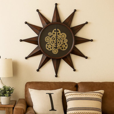 Atoll Metal Wall Clock