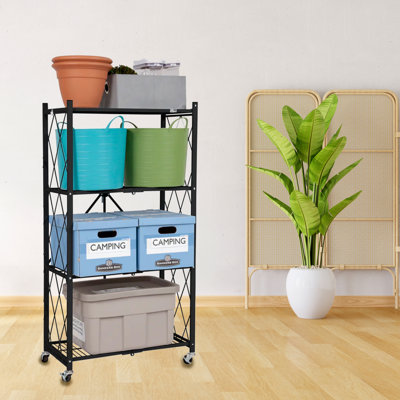 Support de rangement en métal avec roues Origami R4-WR