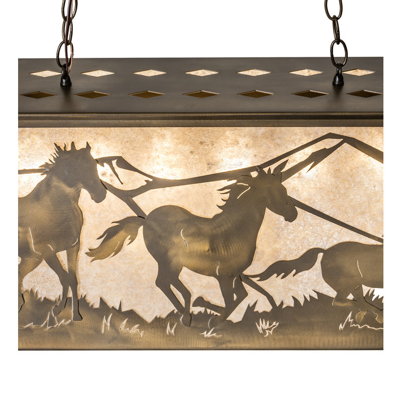 Rustic Lodge 6 - Light Pendant, Antique Copper