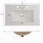 Meuble-lavabo de salle de bain avec lavabo en céramique