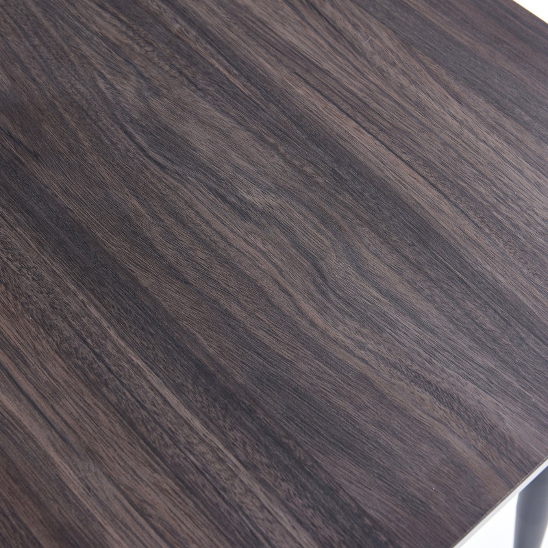 Kalafus Metal Base Dining Table, Brown