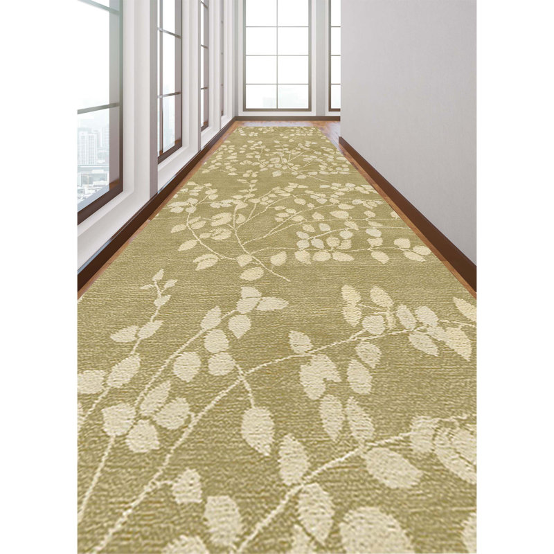 Floral Area Rug, Runner 3' x 10'