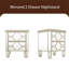 Table de chevet en verre Gerrad