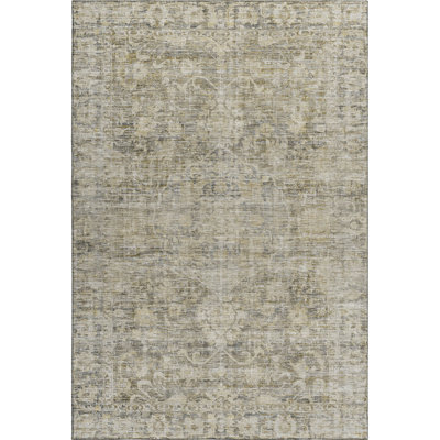 Premium Machine Washable Lubbers AMF1744 Global Rug