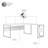 Hybrid Piece Computer Desk Office Set-1014010752