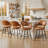 26" Faux Leather Counter Height Swivel Bar Stools-923409092-909672296