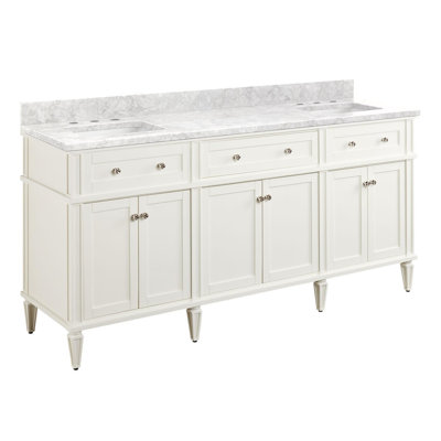 72"" Elmdale Double Vanity for Rectangular Undermount Sinks -  Signature Hardware, 465021