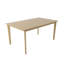 Bureau rectangulaire de style scandinave