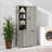 68" H Bathroom Storage Cabinet With Doors And Drawers, Tilt-Out Laundry Hamper, Open Shelve, Adjustable Shelf-2039428349