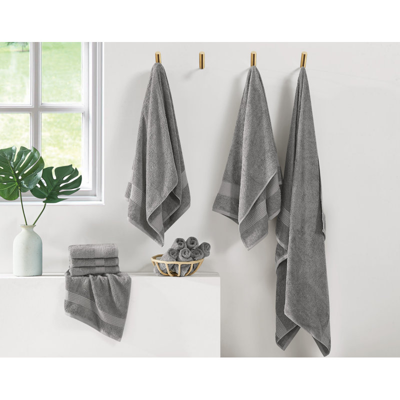 Cannon Cotton/TENCEL Towel Sets, 2, Gray