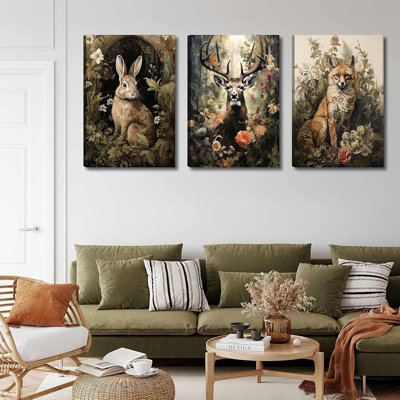 3 Piece Wrapped Canvas Print