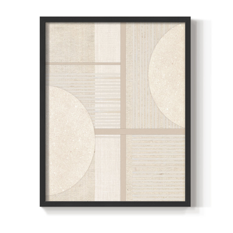 Organized Field Framed Print - Solid Wood, Black, 30" H x 24" W