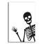 «Peek-a-boo Skeleton» par Susan Ball, art mural en verre acrylique-1988345149
