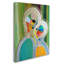 Art mural sur toile tendue - "Aura 3" de Sylvie Demers pour décoration de salon, de chambre à coucher ou de bureau - 14 x 19-22068740
