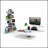 FurnisHome Mid Century Modern TV Stand with Open Shelves, Metal Cords Management, and Spacious Storage for Small Living Rooms-1516558933
