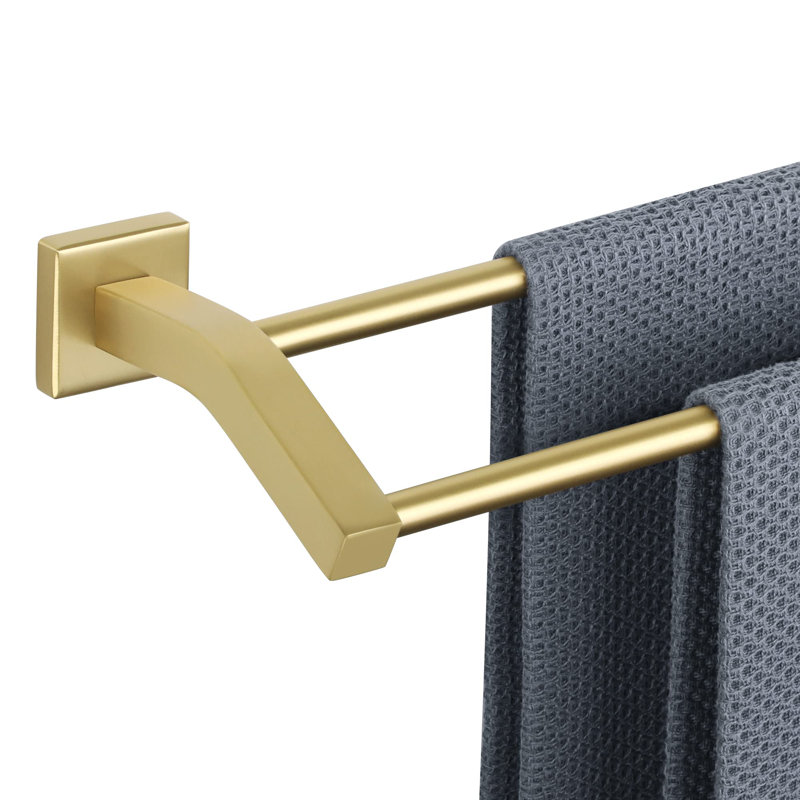 2 Towel Rack, Gold