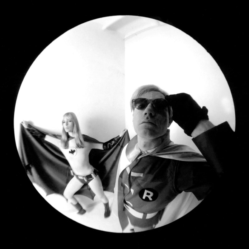 Andy Warhol et Nico: Héros - photographie, Noir / blanc, L 12 po x H 12 po