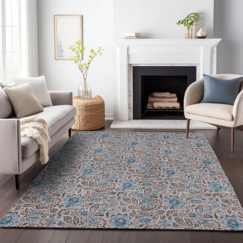 Tapis moka Chandra lavable à la machine de qualité supérieure, Rectangle 10 pi x 14 pi