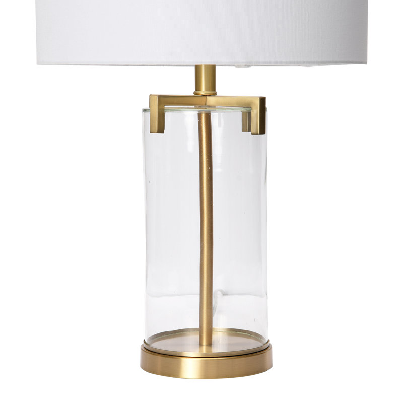 Table Lamp, Clear/Gold