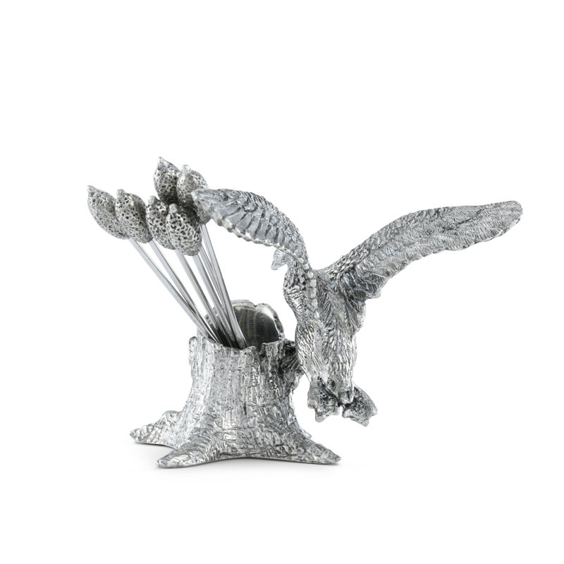 Morning Hunt Pewter Mallard Duck Cheese Marker