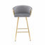 Deux tabourets de bar avec pieds en métal, tabouret de bar moderne pour la maison-784240579