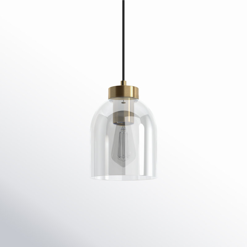 Gemma 1 - Light Single Pendant, Brass
