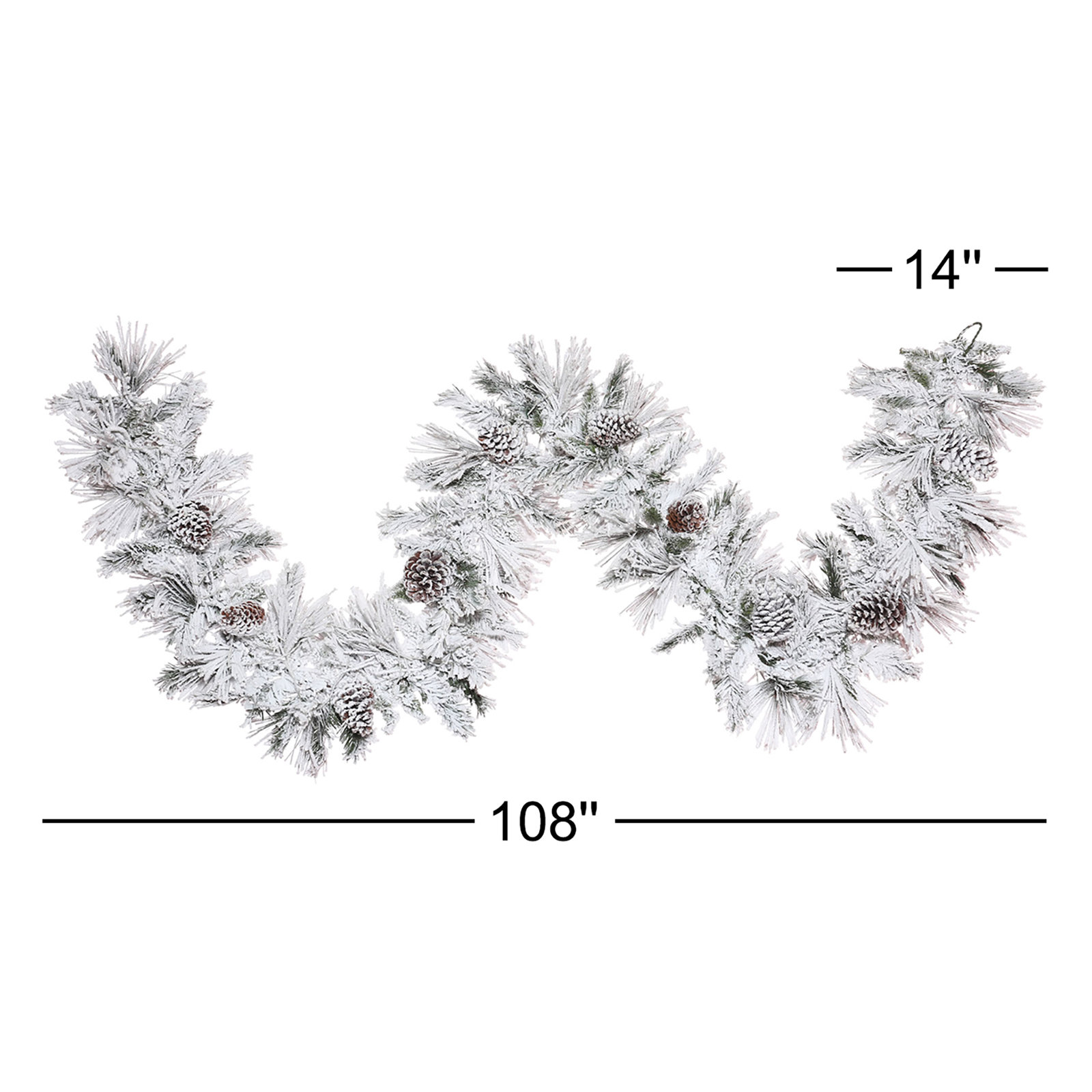 Odaniel 108'' in. Faux Pine Garland