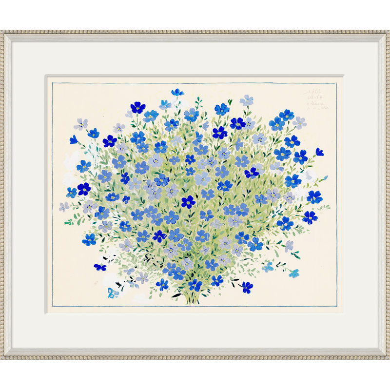 Geranium (Var. 1) par Paule Marrot - reproduction d'un seul cadre