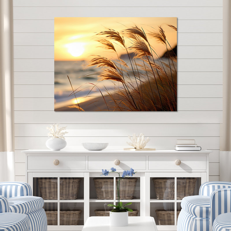 «Beach Breeze at Sunrise X», reproduction sur toile, Toile tendue, H 24 po x l 32 po x P 1 po
