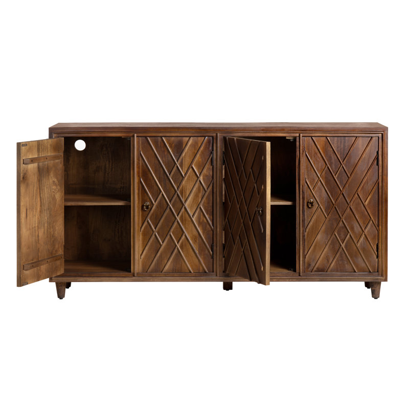 4 Door Media Credenza_Sideboard