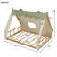 Lit de style maison basse avec lumières et rideaux-1460990506-1460990496