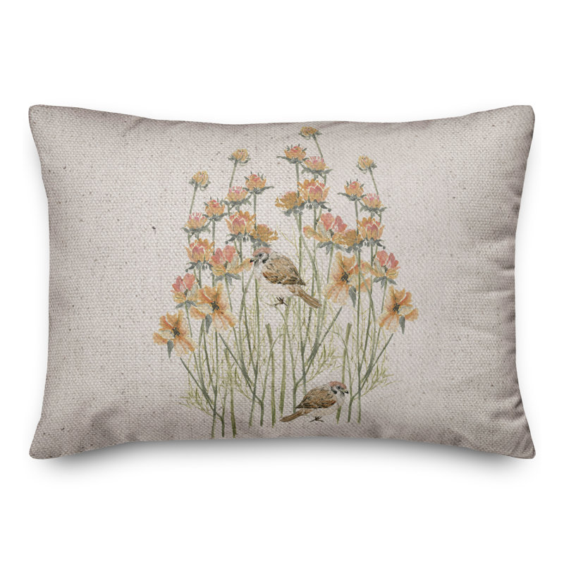 Coussin Birds In Flowers