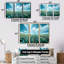 «Green Blue Sky Cornfield Rows I», ensemble d'art mural de ferme-1279306705-1279306720
