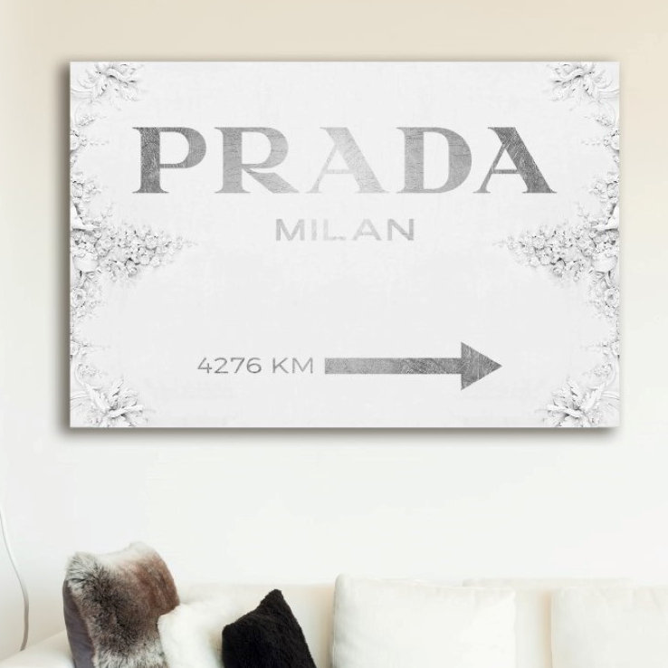 " Fashion And Glam Milan Sign Contemporary Road Signs " Rosdorf Park