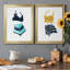 Ensemble de 2 peintures rétro Vintage-1394425230-1394425228