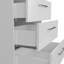 Ensemble de 2 commodes verticales 3 tiroirs Conteh - solution de rangement moderne-638098516