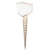 Custard and Cone 1 - Light Flush Mounted Sconce