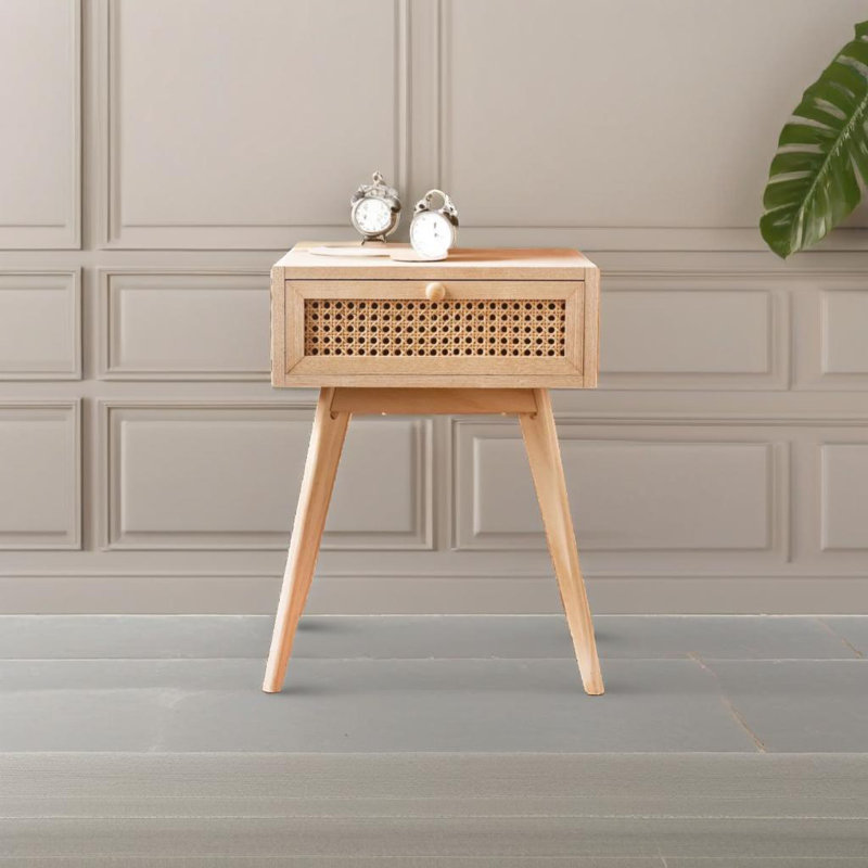 Solid Wood End Table