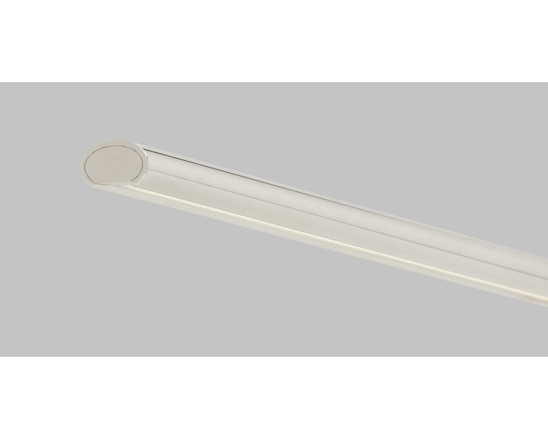 Plural Dome Picture Light, Polished Nickel, 0.5" H x 30" W x 8.9" D, 20.8