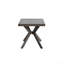 Table en aluminium coulé